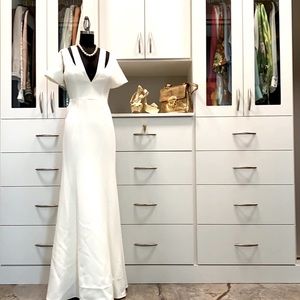 Bcbgmaxazria Estrella cutout gown